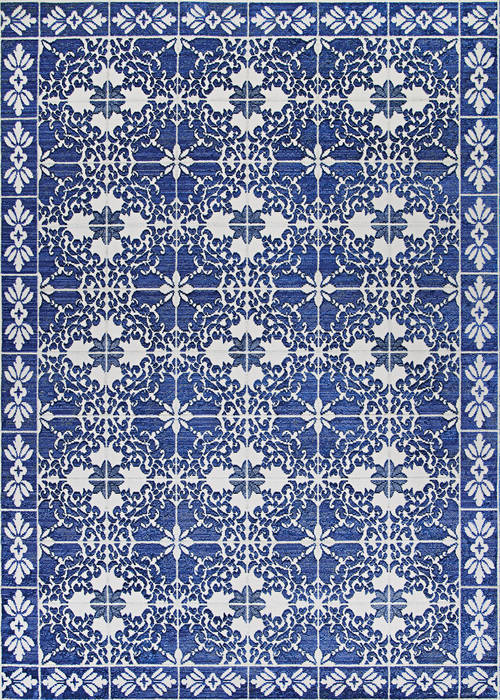 Couristan SEVILLA Blue 510 X 92 Area Rug 74170417086121T 807-126925 Image 0