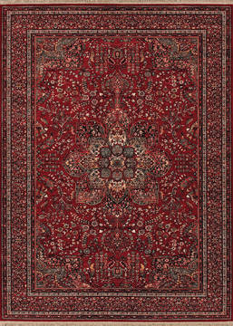 Couristan KASHIMAR Red Runner 2'2" X 9'3" Area Rug 06123337022093F 807-126971