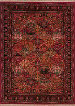 Couristan KASHIMAR Red Runner 10 to 12 ft Power Loomed Carpet 126978