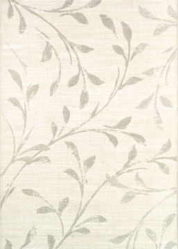 Couristan MARINA White Rectangle 2x4 ft Polypropylene Carpet 127005