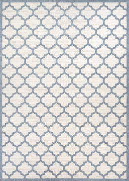 Couristan MARINA White Rectangle 4x6 ft Polypropylene Carpet 127021