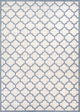 Couristan MARINA White Rectangle 9x13 ft Polypropylene Carpet 127025