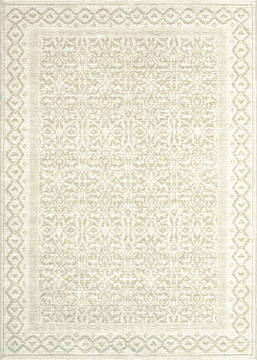 Couristan MARINA White Runner 6 to 9 ft Polypropylene Carpet 127048
