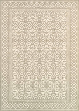 Couristan MARINA Beige Rectangle 2x4 ft Polypropylene Carpet 127054