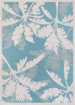 Couristan MONACO Blue Rectangle 3x5 ft Polypropylene Carpet 127202