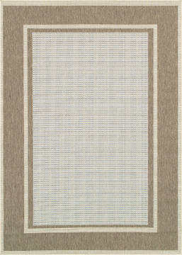 Couristan MONACO Brown Rectangle 3x5 ft Polypropylene Carpet 127267