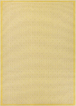 Couristan MONACO Yellow Rectangle 2x4 ft Polypropylene Carpet 127337