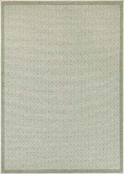 Couristan MONACO Green Rectangle 5x8 ft Polypropylene Carpet 127365