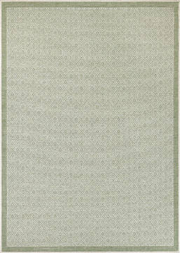 Couristan MONACO Green Rectangle 6x9 ft Polypropylene Carpet 127366