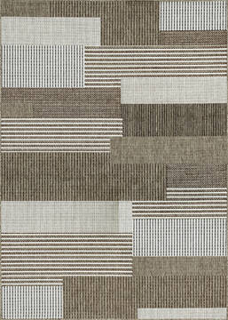 Couristan MONACO Brown Rectangle 3x5 ft Polypropylene Carpet 127371