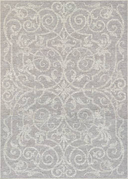 Couristan MONACO Grey Runner 10 to 12 ft Polypropylene Carpet 127380
