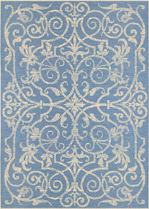 Couristan MONACO Blue 20 X 37 Area Rug 21063143020037T 807-127393 Image 0