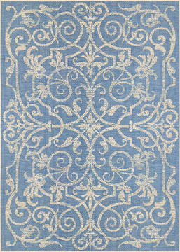 Couristan MONACO Blue 2'0" X 3'7" Area Rug 21063143020037T 807-127393