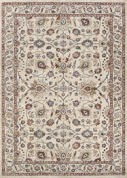Couristan MONARCH Beige Rectangle 5x8 ft Polypropylene Carpet 127419