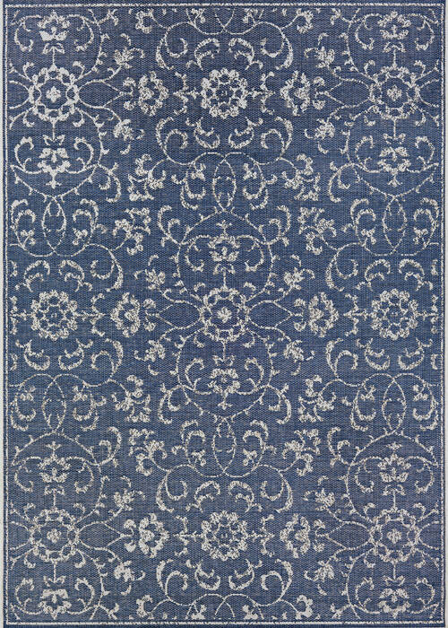 Couristan MONTE CARLO Blue 76 X 109 Area Rug 23316427076109T 807-127507 Image 0