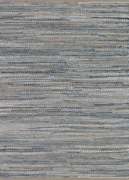 Couristan NATURES ELEMENTS Grey Rectangle 4x6 ft Cotton and Jute Carpet 127600