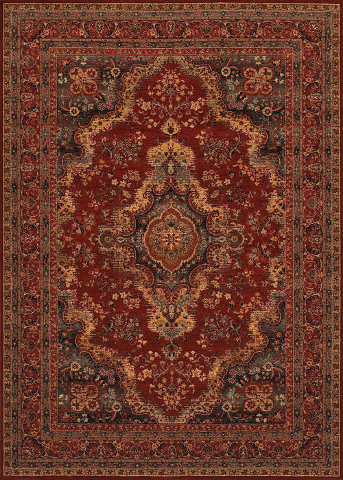 Couristan OLD WORLD CLASSIC Red 53 X 76 Area Rug 10673097053076T 807-127624 Image 0