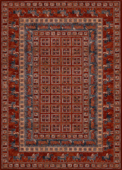 Couristan OLD WORLD CLASSIC Red 53 X 76 Area Rug 16601300053076T 807-127636 Image 0