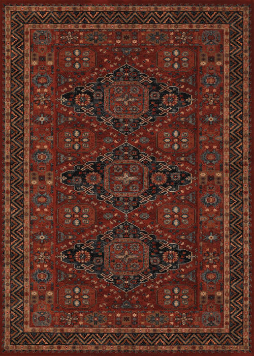 Couristan OLD WORLD CLASSIC Red 910 X 139 Area Rug 43080300099139T 807-127651 Image 0