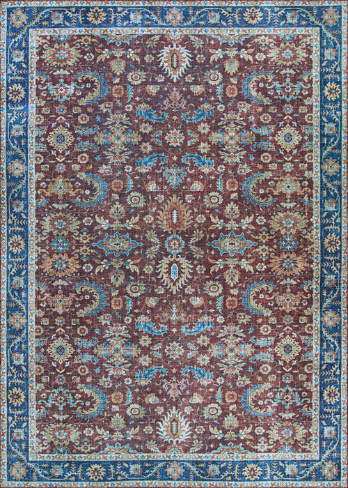 Couristan PASHA Blue 90 X 120 Area Rug 46930931090120T 807-127747 Image 0