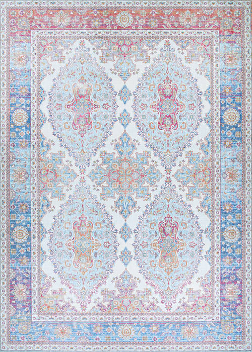 Couristan PASHA Blue 90 X 120 Area Rug 50820082090120T 807-127755 Image 0