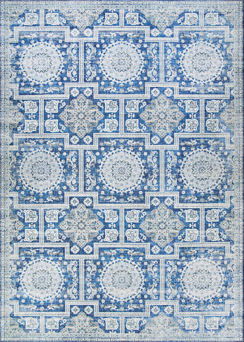 Couristan PASHA Blue 90 X 120 Area Rug 50770177090120T 807-127759 Image 0