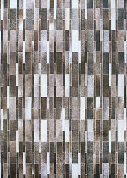 Couristan PRAIRIE Brown Rectangle 5x8 ft Polyester Carpet 127777