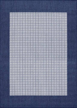 Couristan RECIFE Blue Rectangle 3x5 ft Polypropylene Carpet 127880