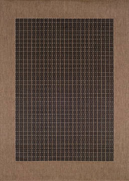 Couristan RECIFE Brown Rectangle 6x9 ft Polypropylene Carpet 127894