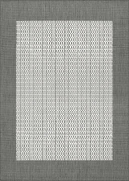 Couristan RECIFE Grey Square 7 to 8 ft Polypropylene Carpet 127920