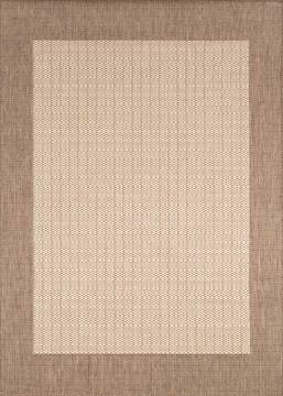 Couristan RECIFE Brown Rectangle 3x5 ft Polypropylene Carpet 127937