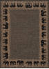 Couristan RECIFE Brown Round 76 X 76 Area Rug 15881021076076N 807-127966 Thumb 0