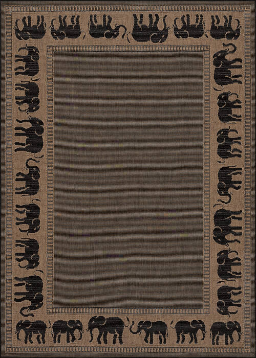 Couristan RECIFE Brown 86 X 130 Area Rug 15881021086130T 807-127970 Image 0