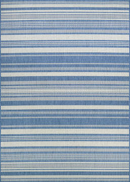 Couristan RECIFE Blue Rectangle 3x5 ft Polypropylene Carpet 128021