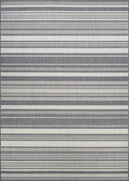 Couristan RECIFE Blue Round 7 to 8 ft Polypropylene Carpet 128040
