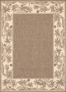 Couristan RECIFE Brown Square 7'6" X 7'6" Area Rug 12220722076076Q 807-128061