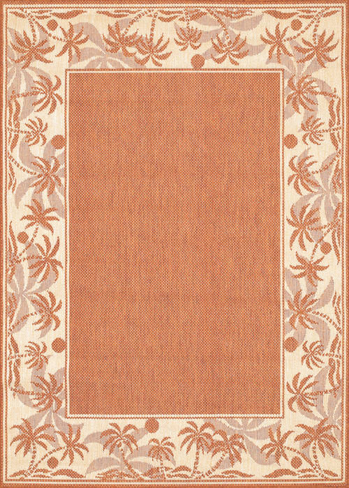 Couristan RECIFE Brown 53 X 76 Area Rug 12221122053076T 807-128071 Image 0