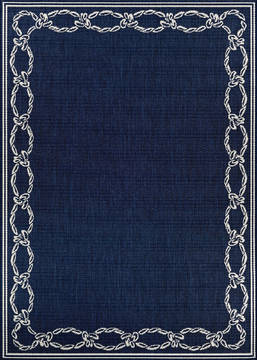 Couristan RECIFE Blue 3'9" X 5'5" Area Rug 16826500039055T 807-128080