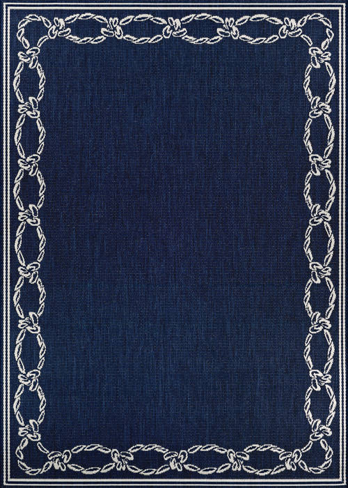 Couristan RECIFE Blue Square 76 X 76 Area Rug 16826500076076Q 807-128085 Image 0