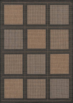 Couristan RECIFE Brown Round 7'6" X 7'6" Area Rug 10432500076076N 807-128265