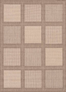 Couristan RECIFE Brown Rectangle 2x4 ft Polypropylene Carpet 128282