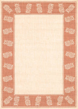 Couristan RECIFE Brown Rectangle 2x4 ft Polypropylene Carpet 128306