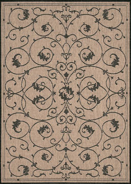 Couristan RECIFE Brown Rectangle 3x5 ft Polypropylene Carpet 128344