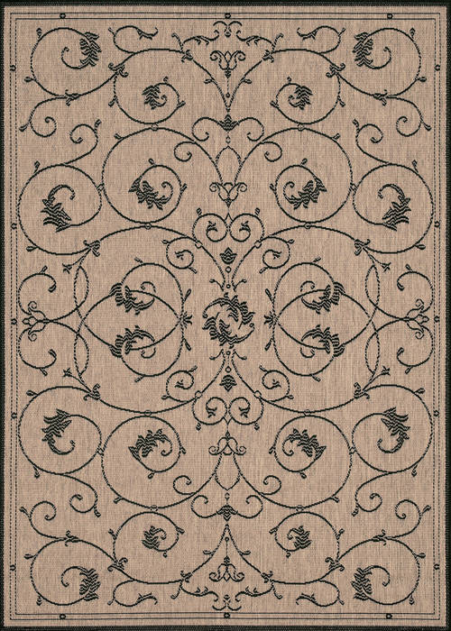 Couristan RECIFE Brown Square 76 X 76 Area Rug 15832500076076Q 807-128348 Image 0