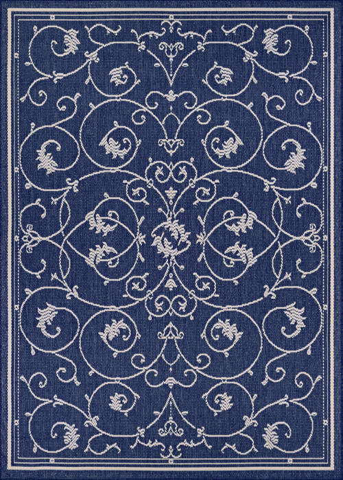 Couristan RECIFE Blue 86 X 130 Area Rug 15836500086130T 807-128364 Image 0