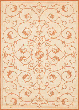 Couristan RECIFE Brown Rectangle 2x4 ft Polypropylene Carpet 128377