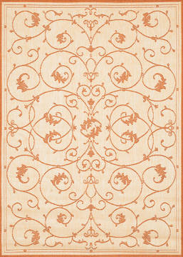 Couristan RECIFE Brown Rectangle 3x5 ft Polypropylene Carpet 128379