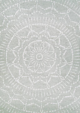 Couristan TIMBER Green Rectangle 2x4 ft Polyester Carpet 128651