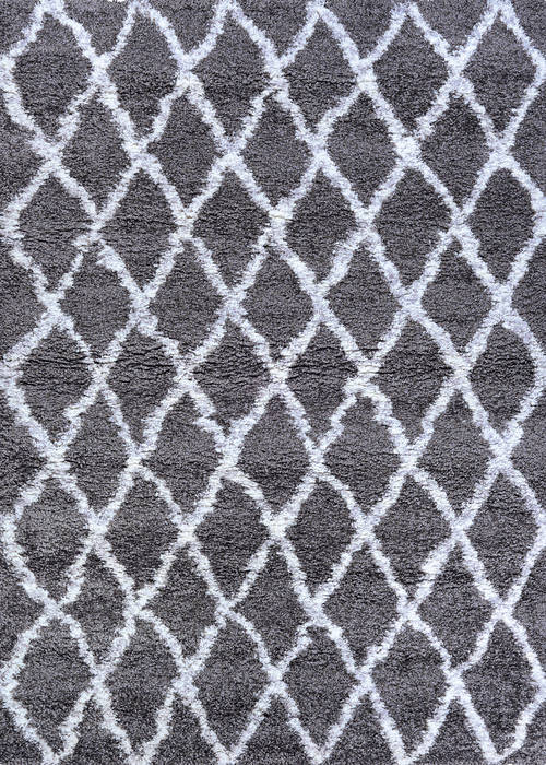 Couristan URBAN SHAG Grey 92 X 123 Area Rug U1040045092123T 807-128701 Image 0