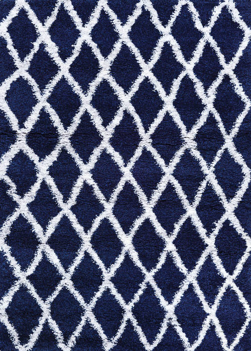 Couristan URBAN SHAG Blue 710 X 1010 Area Rug U1040014710101T 807-128706 Image 0